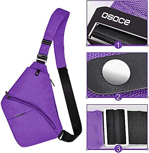 OSOCE Anti-Theft Waterproof Shoulder Backpack Sling Chest Crossbody Bag Cover Pack Rucksack Bicycle Sport - Image 6